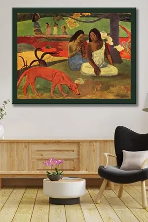 Paul Gauguin - Area Rea  - 106465 -  Dekoratif Duvar Kanvas Tablo