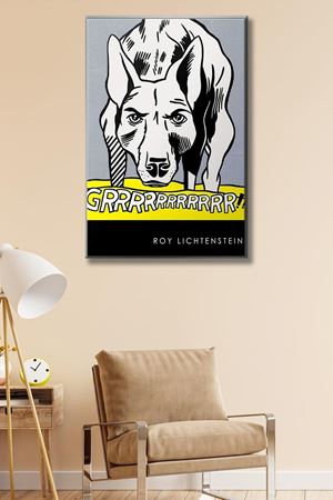 Roy Lichtenstein - Grrr   - 106294 -  Dekoratif Duvar Kanvas Tablo