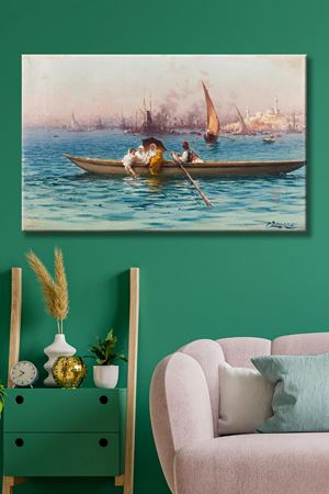 Zonaro Fausto Amusement on the Caique  - 110678 -  Dekoratif Duvar Kanvas Tablo
