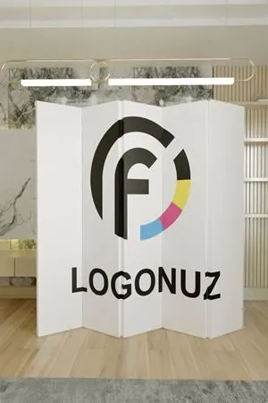 Logo Baskılı Ahşap Paravan | Kurumsal Tasarım