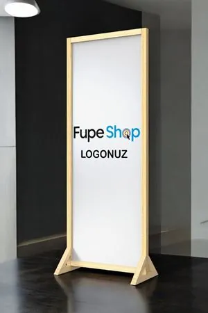 Doğal Ahşap Ayaklı Kişiye Özel Paravan Seperatör Oda Bölme