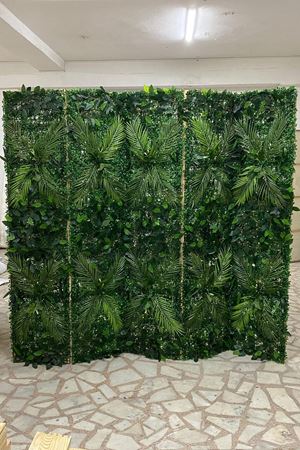 Yapay Çiçek Şimşir Bitki Paravan Seperatör Oda Bölme Dekor