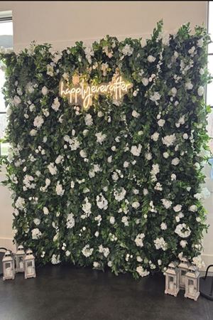 Mehtap Yapay Çiçek Renkli Gül Duvar Kaplama Dikey Bahçe