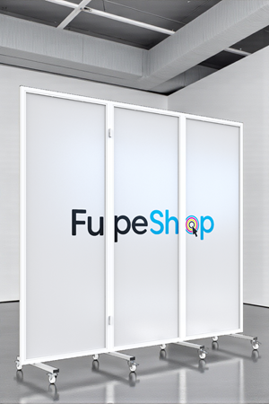 Kişiye Özel Kurumsal Logo Baskılı Demir Paravan