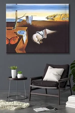 Salvador Dali - The Persistence of Memory  - 106112 -  Dekoratif Duvar Kanvas Tablo