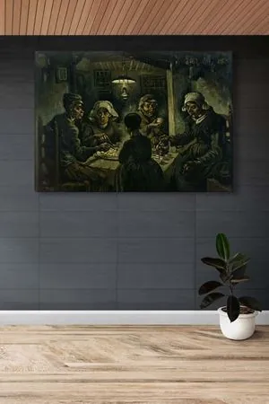 Vincent van Gogh - The Potato Eaters  - 106023 -  Dekoratif Duvar Kanvas Tablo