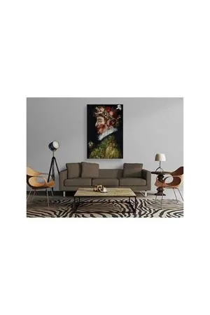 Giuseppe Arcimboldo - La Primavera  - 106443 -  Dekoratif Duvar Kanvas Tablo