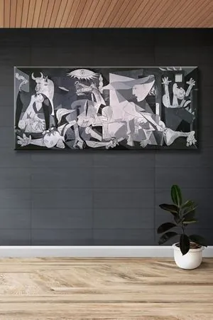 Pablo Picasso - Guernica  - 106071 -  Dekoratif Duvar Kanvas Tablo