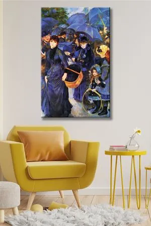Pierre Auguste Renoir - The Umbrellas  - 106452 -  Dekoratif Duvar Kanvas Tablo