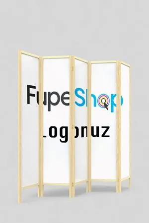 Kurumsal Logo Baskılı Paravan | Firmaya Özel Ahşap Paravan