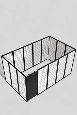 Japon Stil Kapalı Giyinme Kabini | Işık Geçirmez MDF Panel