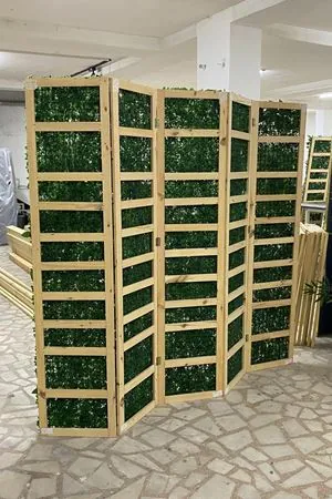 Yapay Çiçek Şimşir Bitki Paravan Seperatör Oda Bölme Dekor